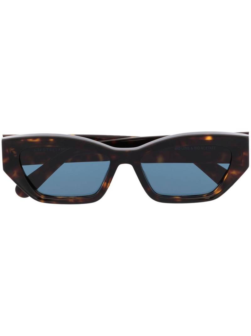 Stella McCartney Eyewear cat-eye embellished sunglasses - Brown von Stella McCartney Eyewear