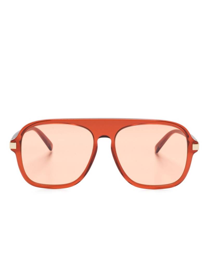 Stella McCartney Eyewear straight-edge sunglasses - Orange von Stella McCartney Eyewear