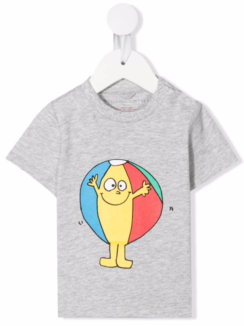 Stella McCartney Kids Beachball print T-shirt - Grey von Stella McCartney Kids