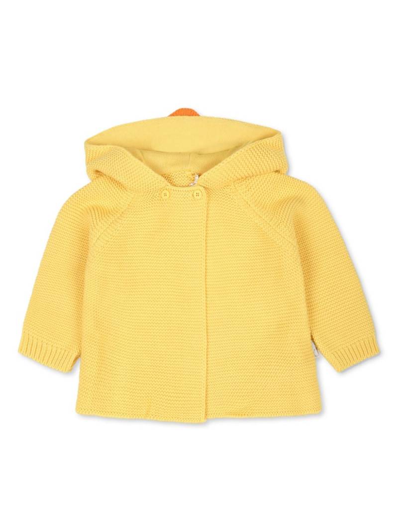 Stella McCartney Kids Chick organic-cotton hooded cardigan - Yellow von Stella McCartney Kids