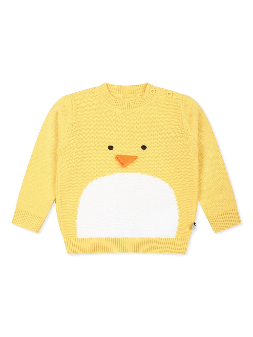 Stella McCartney Kids Chick organic-cotton jumper - Yellow von Stella McCartney Kids