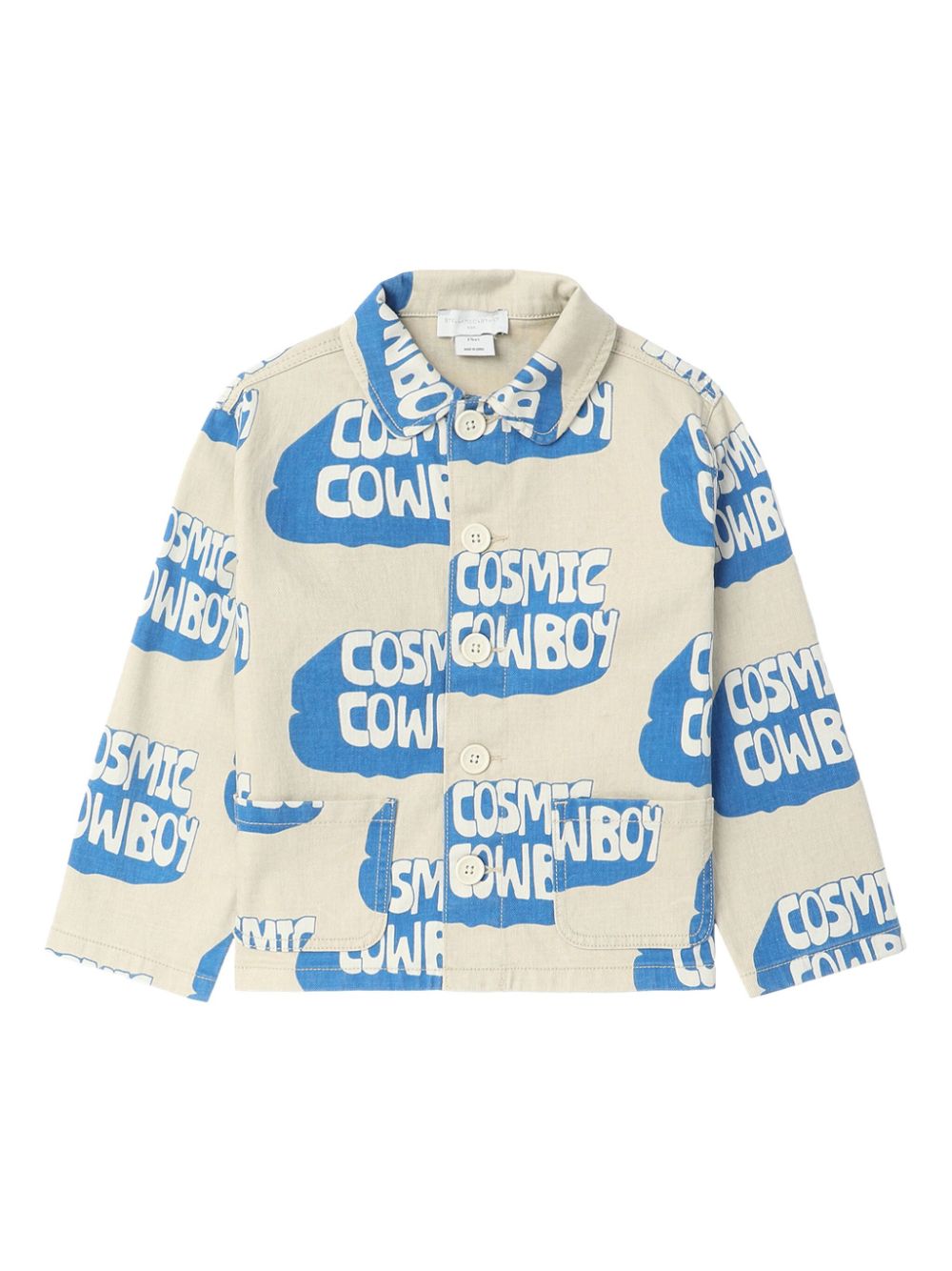 Stella McCartney Kids Cosmic Cowboy-print jacket - Neutrals von Stella McCartney Kids