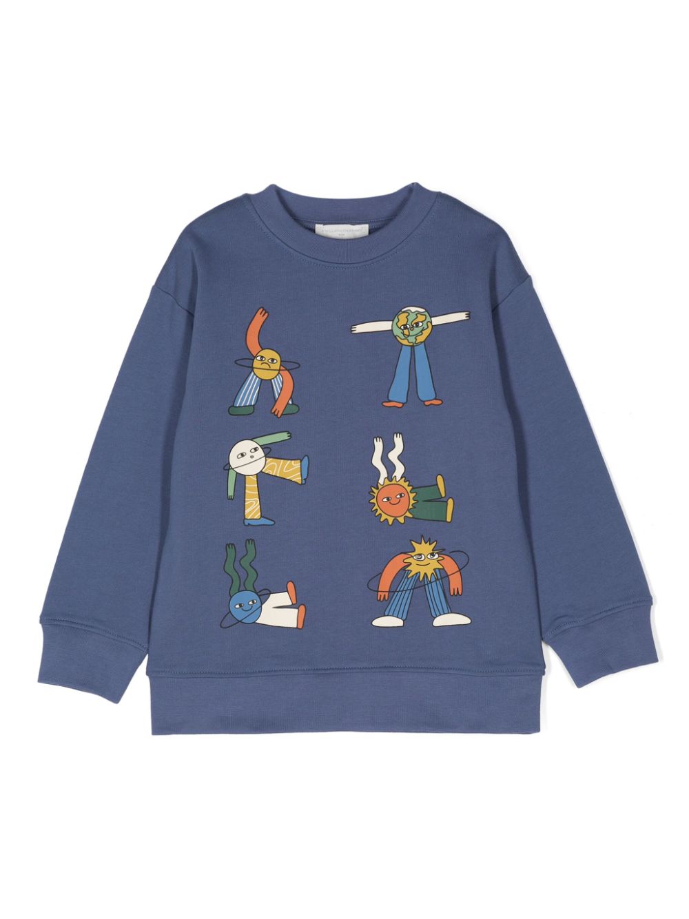 Stella McCartney Kids Cosmic Cowboy print sweatshirt - Blue von Stella McCartney Kids