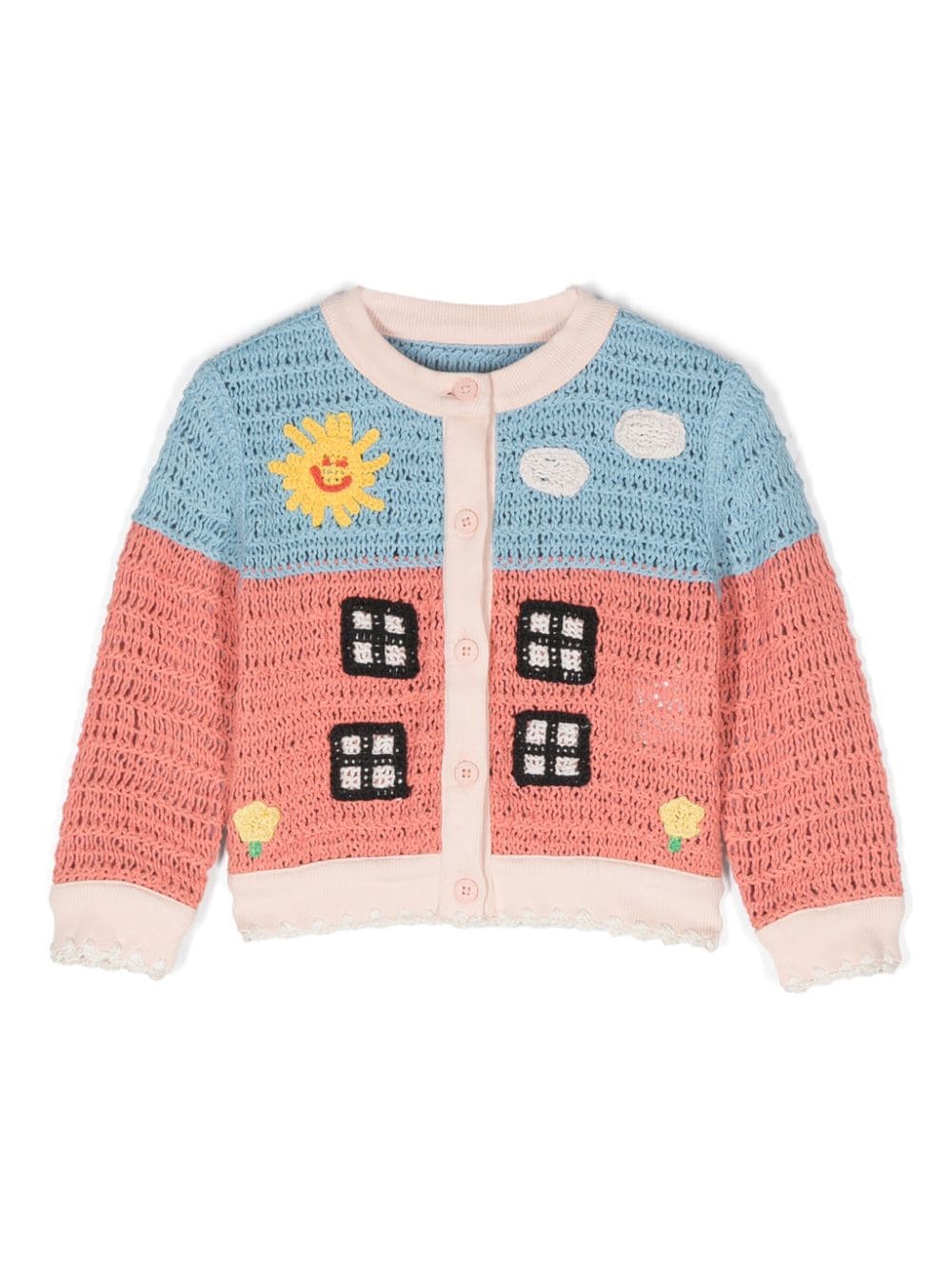 Stella McCartney Kids Farmyard cardigan - Pink von Stella McCartney Kids