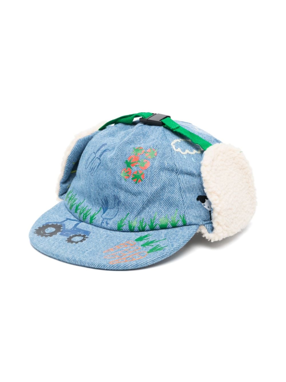 Stella McCartney Kids Farmyard hat - Blue von Stella McCartney Kids