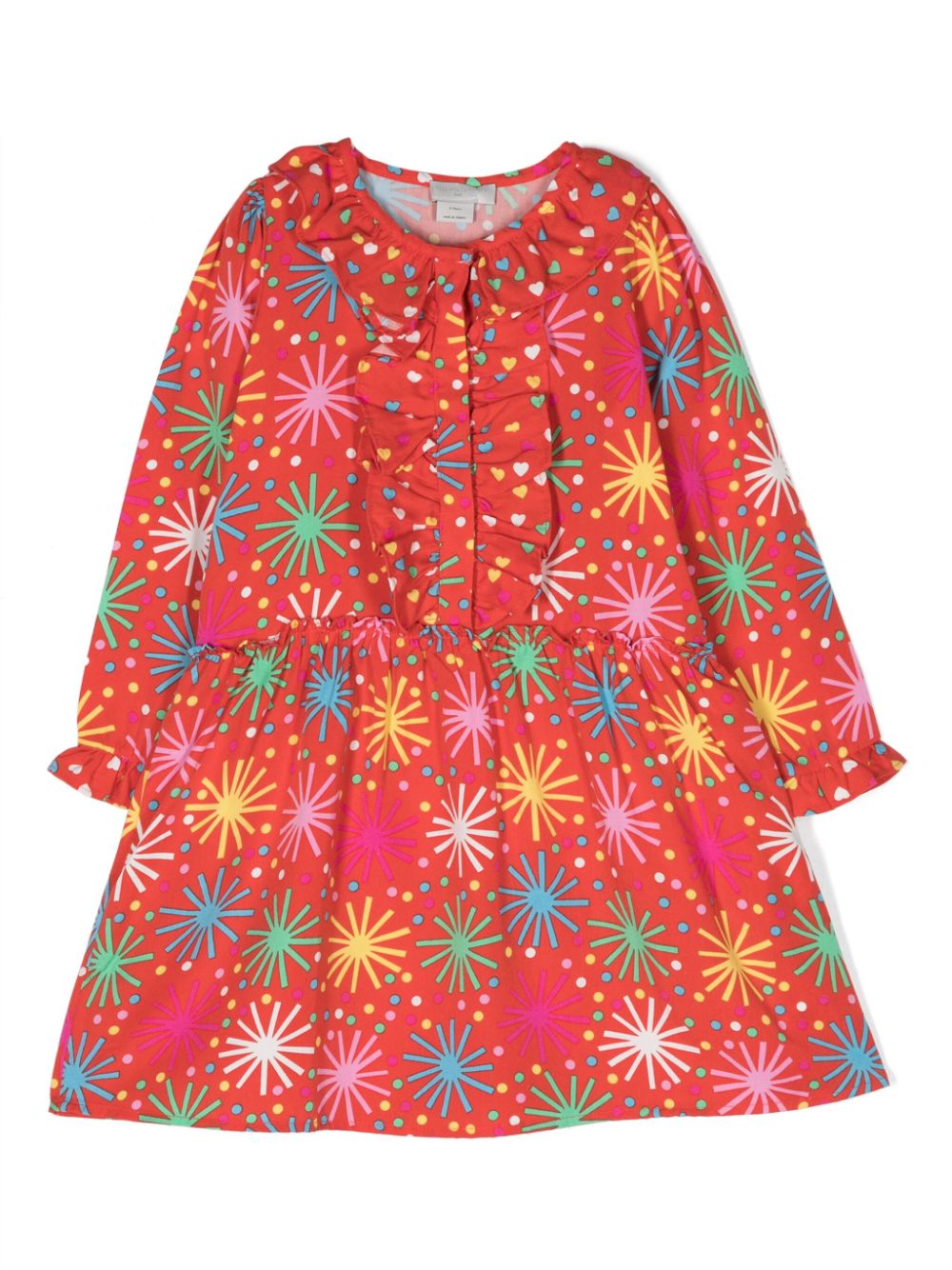 Stella McCartney Kids Firework-print flared dress von Stella McCartney Kids