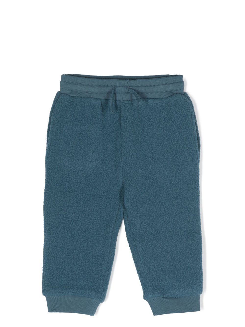 Stella McCartney Kids Fox teddy-fleece track pants - Blue von Stella McCartney Kids