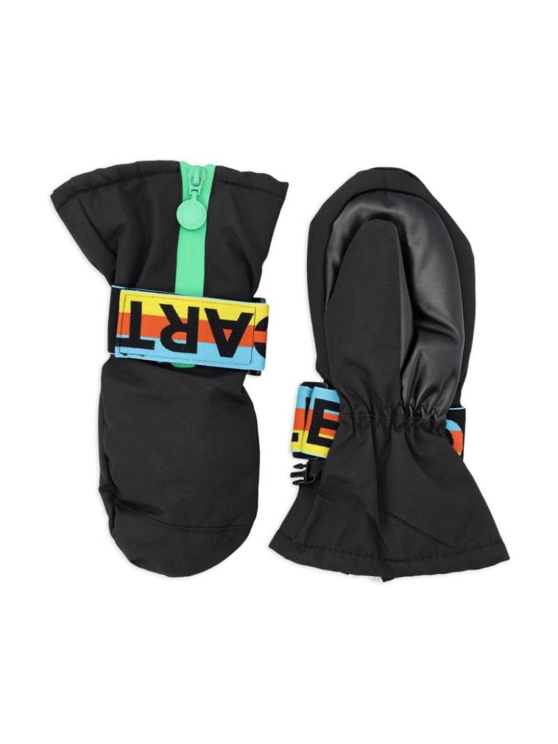 Stella McCartney Kids Poly snow gloves - Black von Stella McCartney Kids