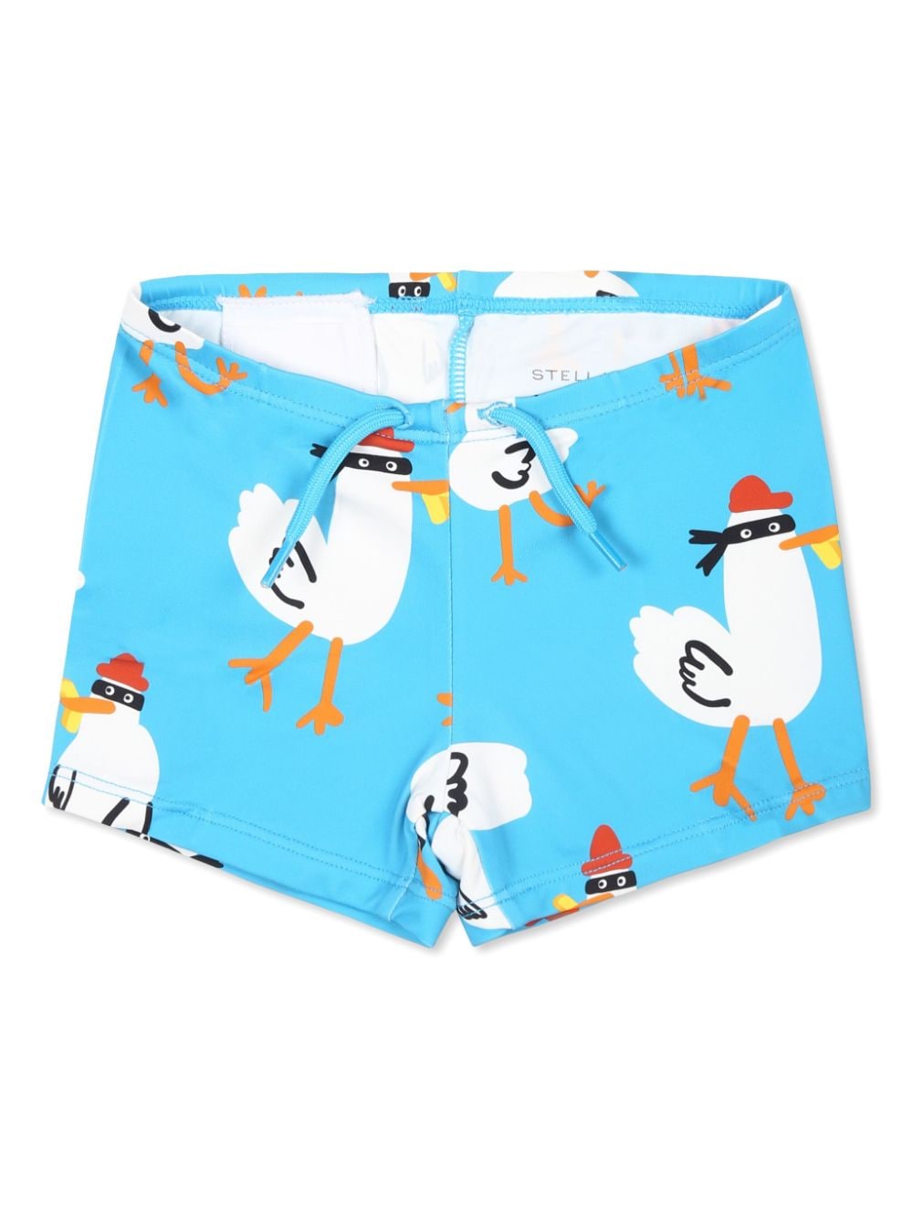 Stella McCartney Kids Seagull Bandit swimshorts - Blue von Stella McCartney Kids