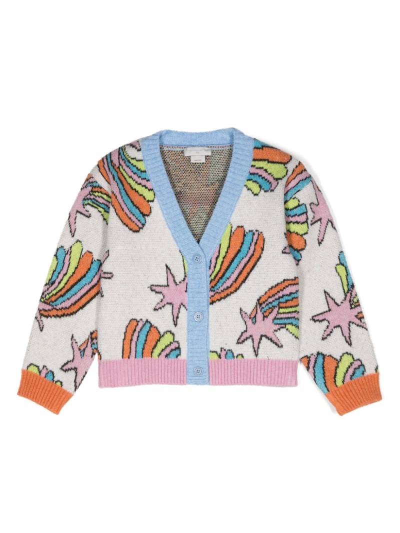 Stella McCartney Kids Shooting Stars cardigan - White von Stella McCartney Kids