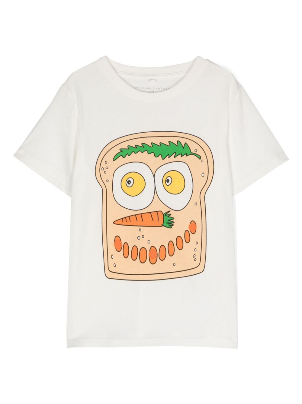 Stella McCartney Kids Silly-Sandwich-print cotton T-shirt - White von Stella McCartney Kids