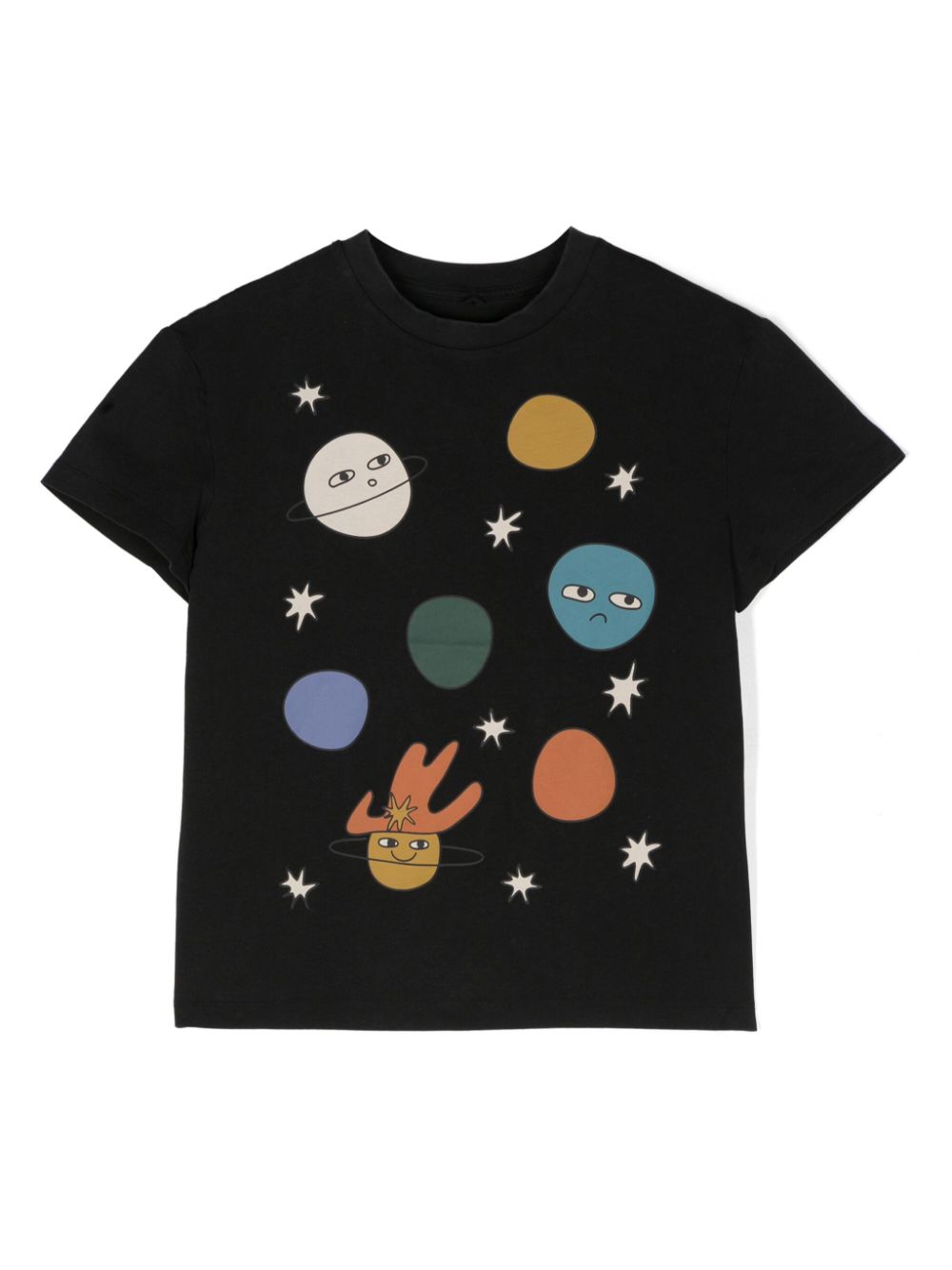 Stella McCartney Kids Space-print cotton T-shirt - Black von Stella McCartney Kids