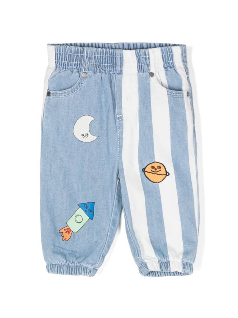 Stella McCartney Kids Space trousers - Blue von Stella McCartney Kids