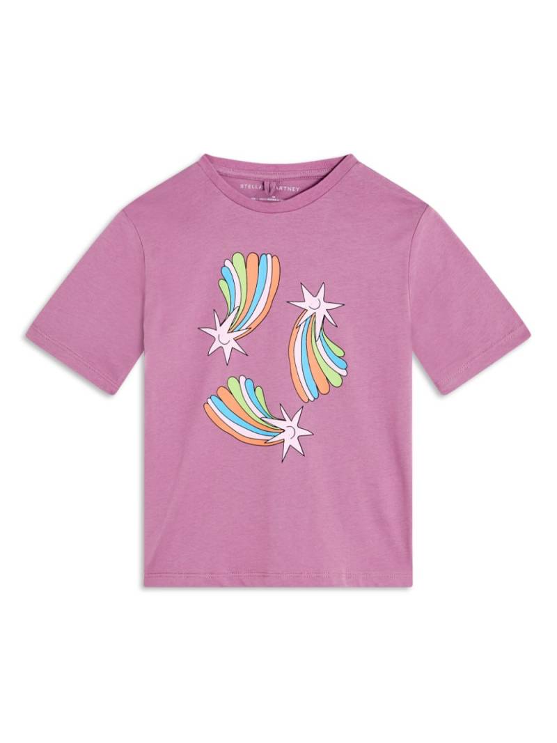 Stella McCartney Kids Stars graphic-print t-shirt - Pink von Stella McCartney Kids