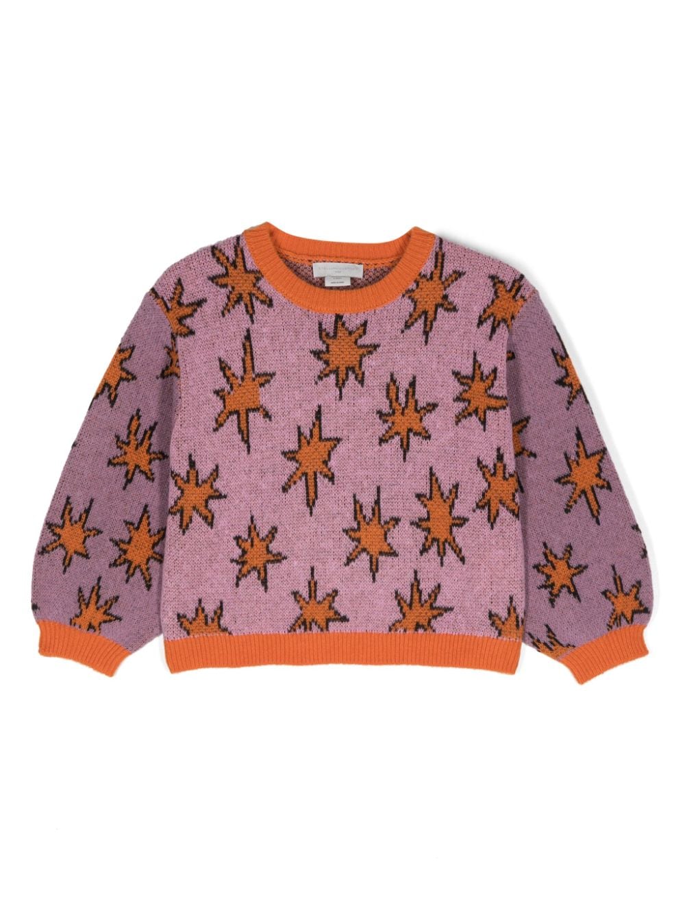 Stella McCartney Kids Stars jacquard jumper - Pink von Stella McCartney Kids