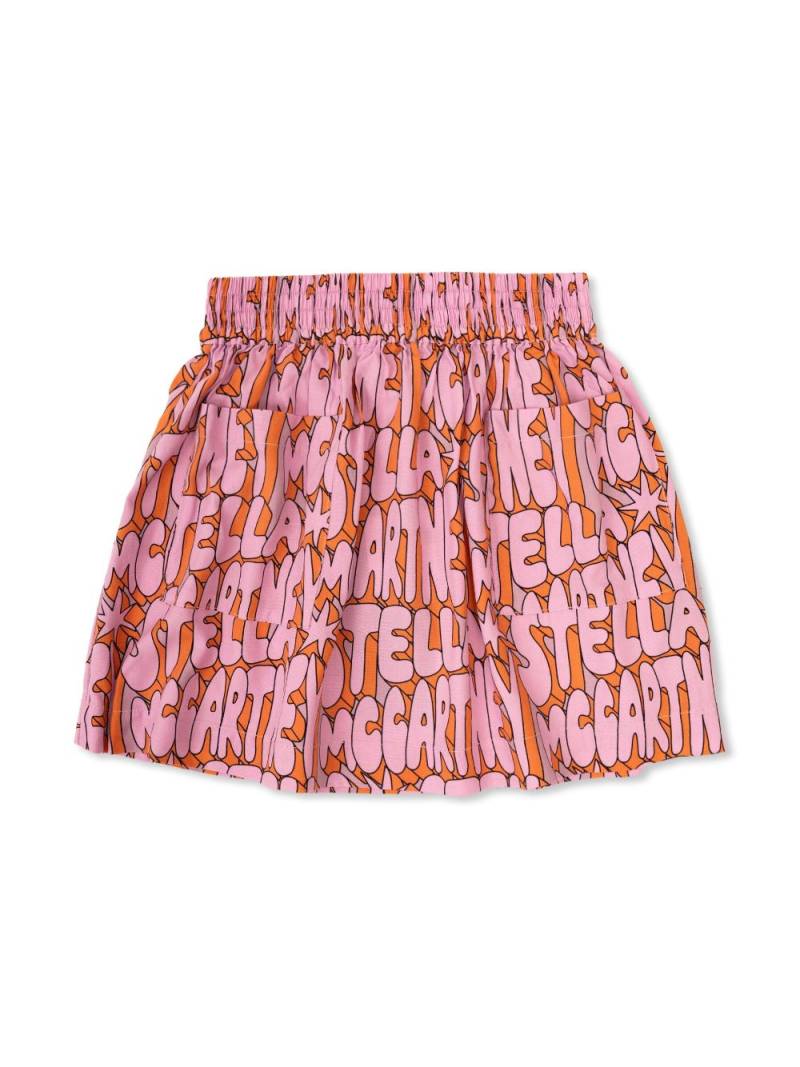 Stella McCartney Kids Stella Print skirt - Pink von Stella McCartney Kids