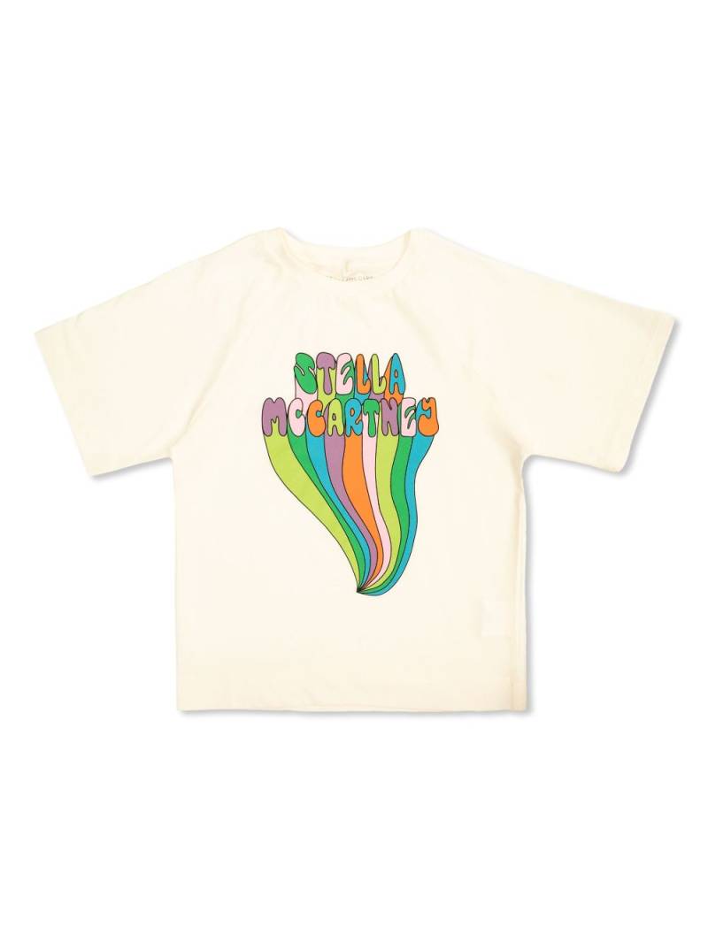 Stella McCartney Kids Stella graphic T-shirt - Neutrals von Stella McCartney Kids