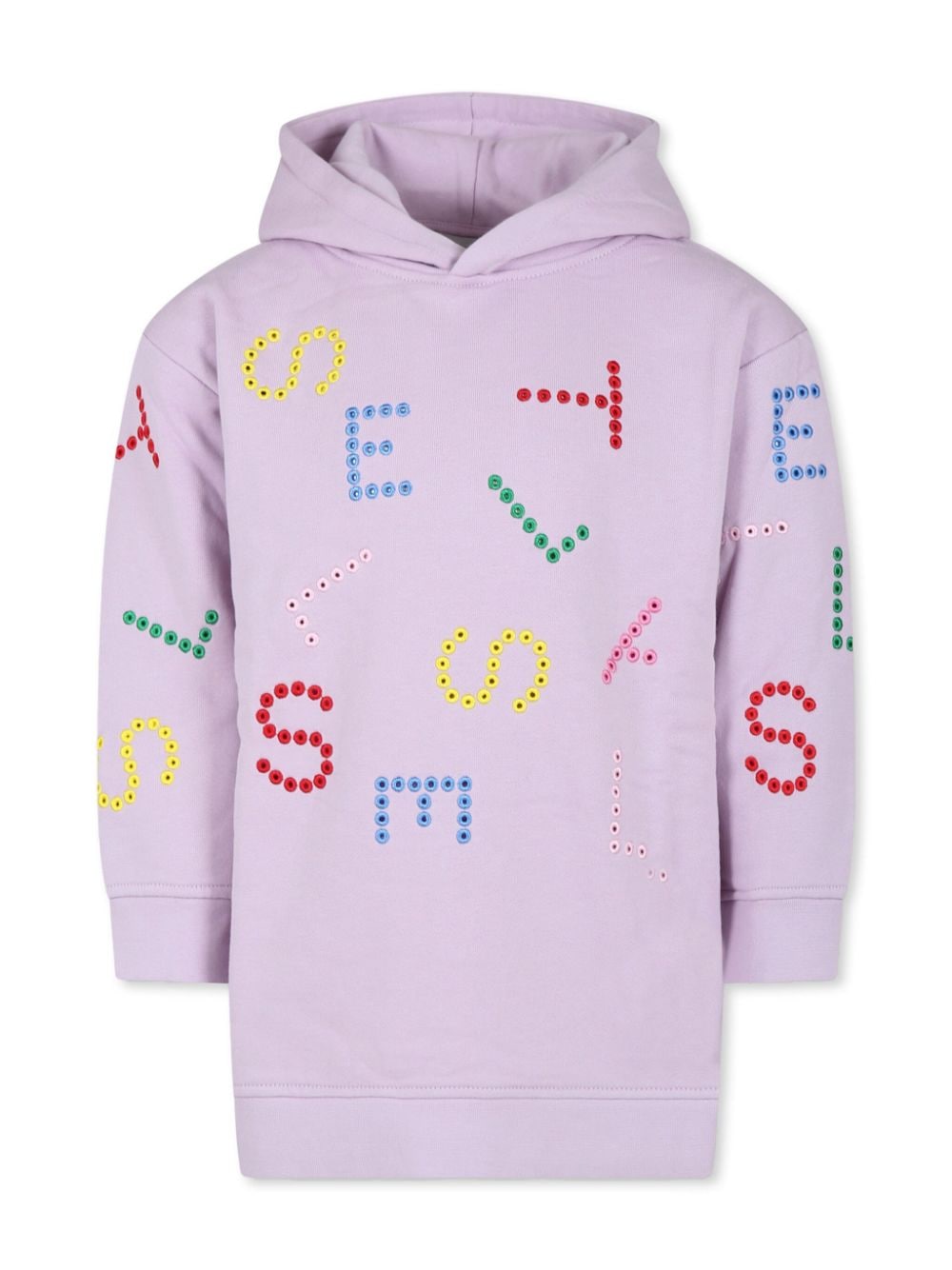 Stella McCartney Kids Stella pattern hoodie dress - Pink von Stella McCartney Kids