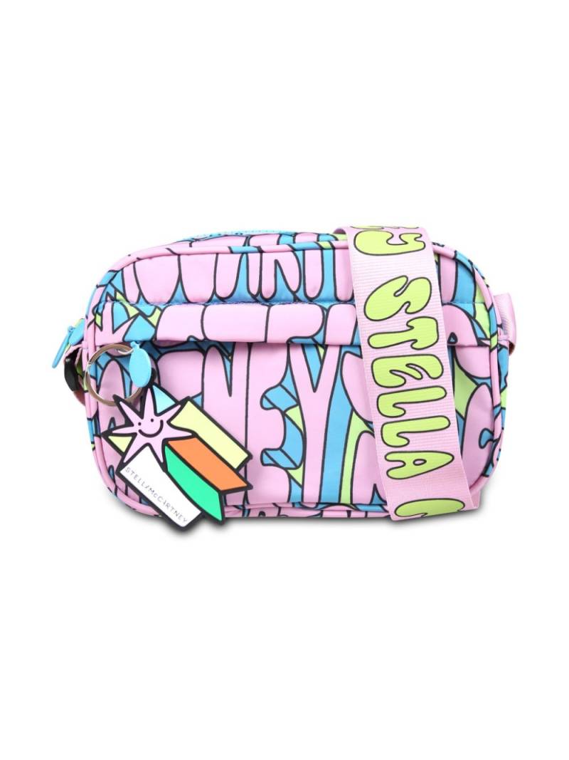 Stella McCartney Kids Stella-print cross body bag - Pink von Stella McCartney Kids