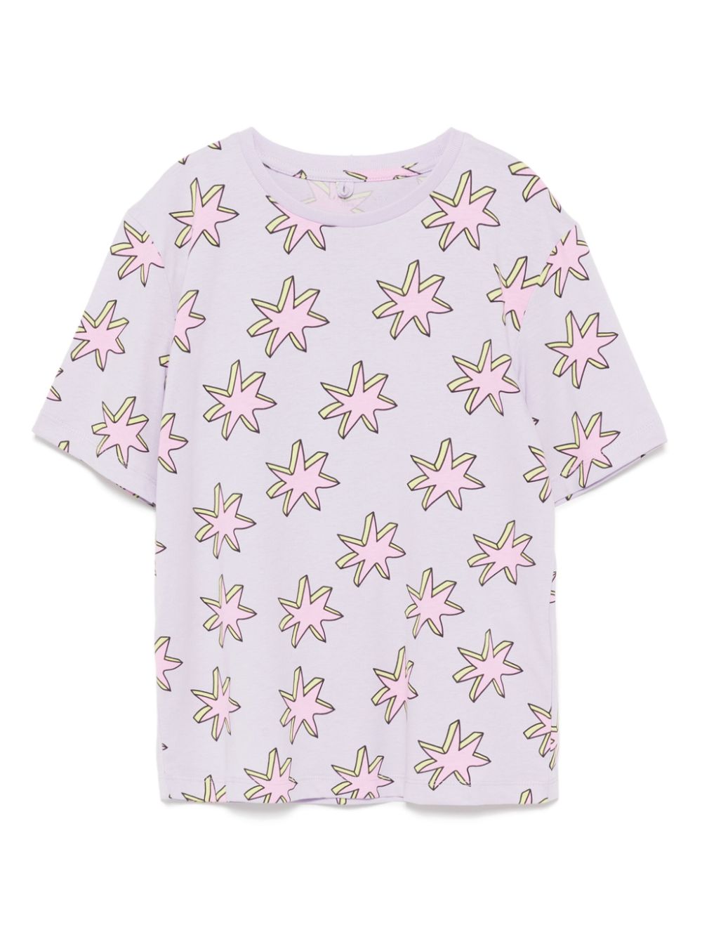 Stella McCartney Kids all-over graphic print T-shirt - Purple von Stella McCartney Kids