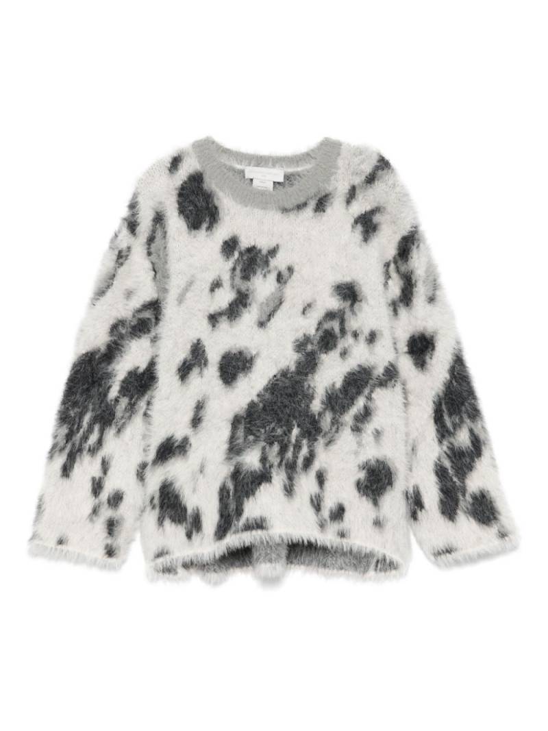 Stella McCartney Kids animal-print sweater - White von Stella McCartney Kids