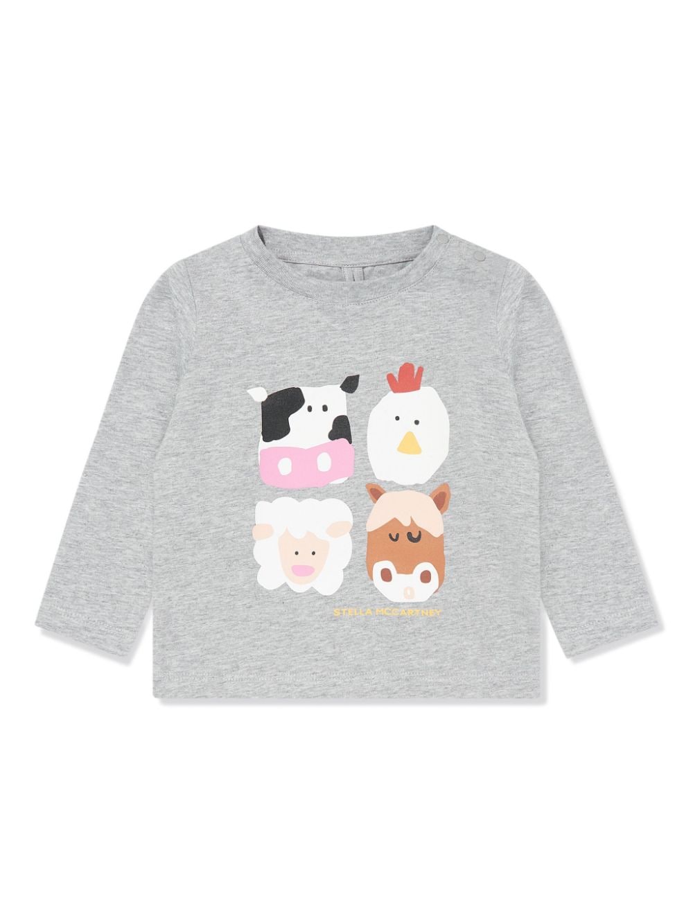 Stella McCartney Kids animal-print t-shirt - Grey von Stella McCartney Kids