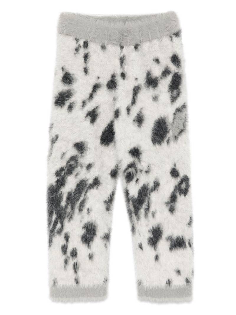 Stella McCartney Kids brushed trousers - Grey von Stella McCartney Kids