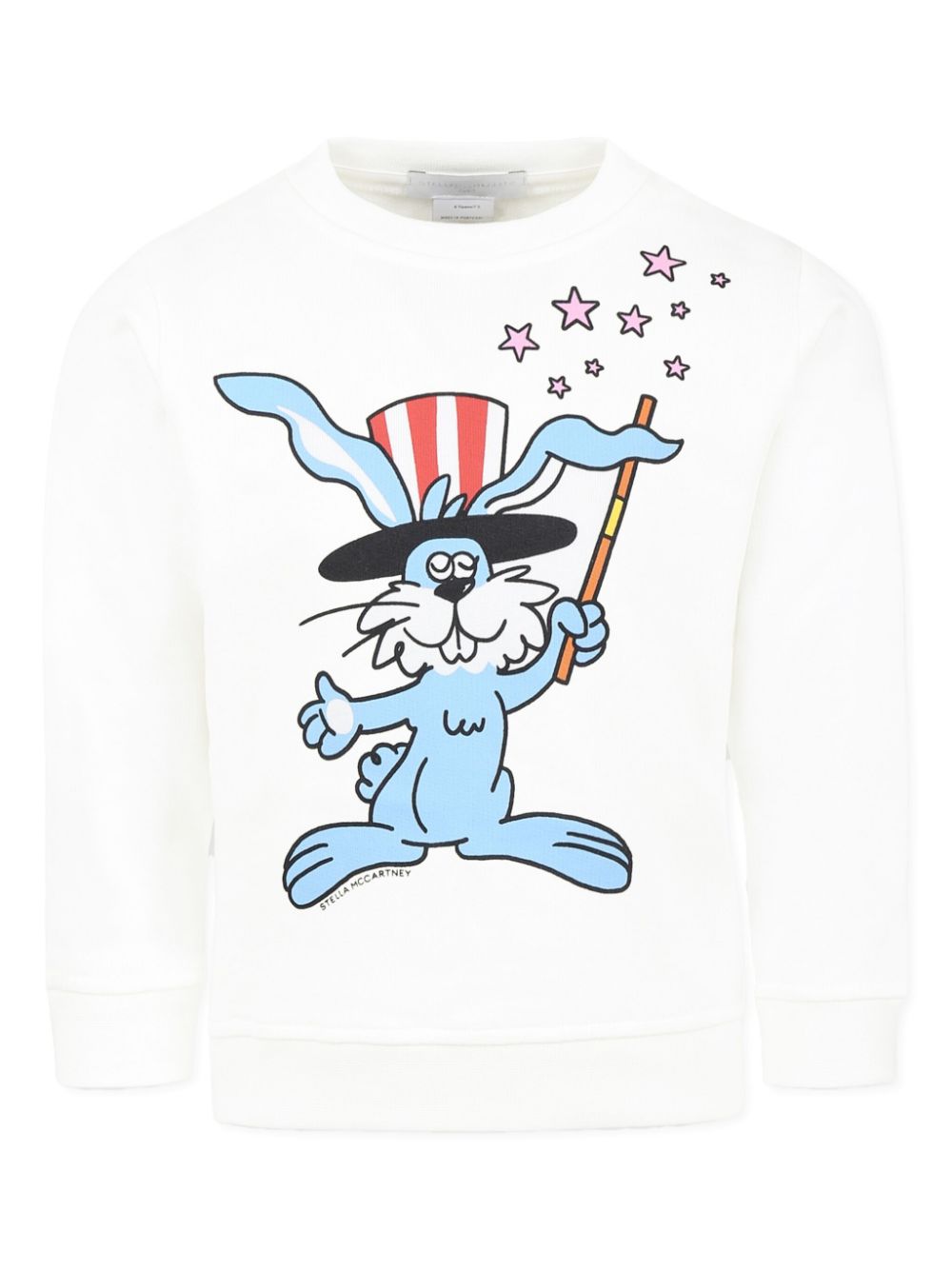 Stella McCartney Kids bunny-print sweatshirt - White von Stella McCartney Kids