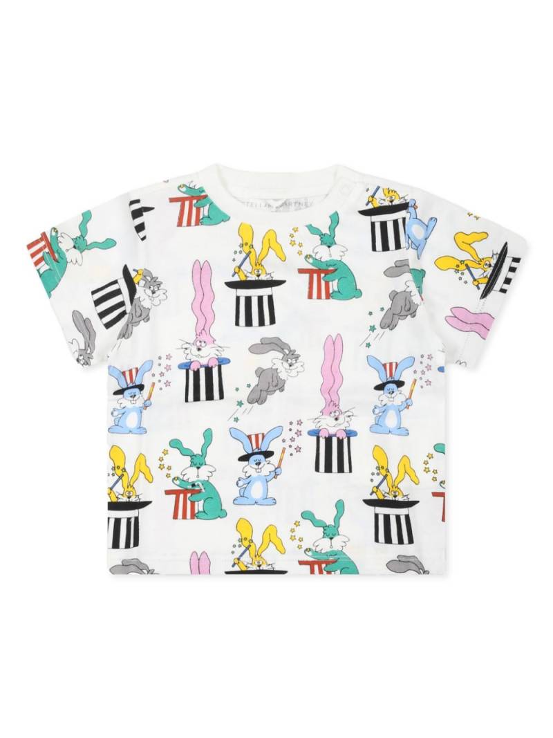 Stella McCartney Kids cartoon-print T-shirt - White von Stella McCartney Kids