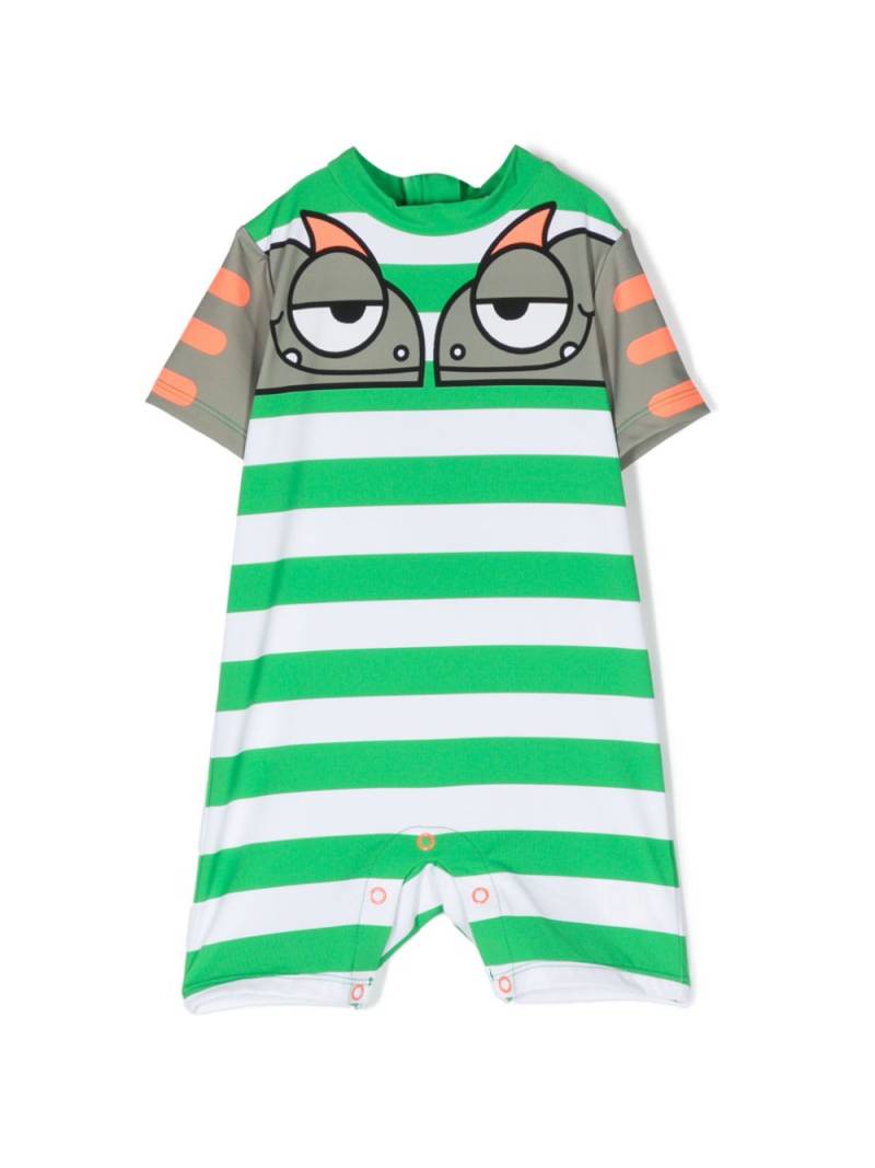 Stella McCartney Kids cartoon-print one-piece swimsuit - White von Stella McCartney Kids