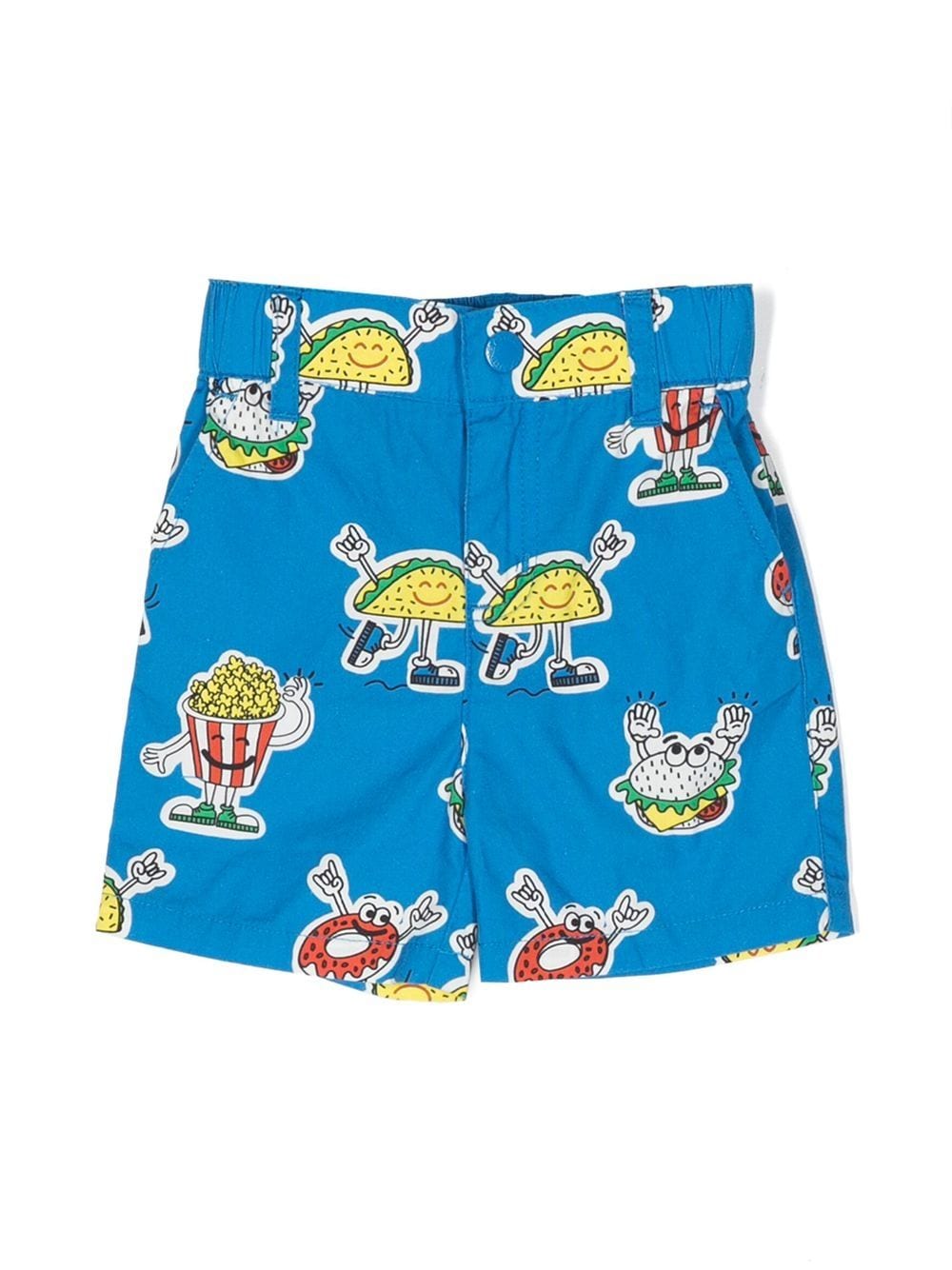 Stella McCartney Kids cartoon-print shorts - Blue von Stella McCartney Kids