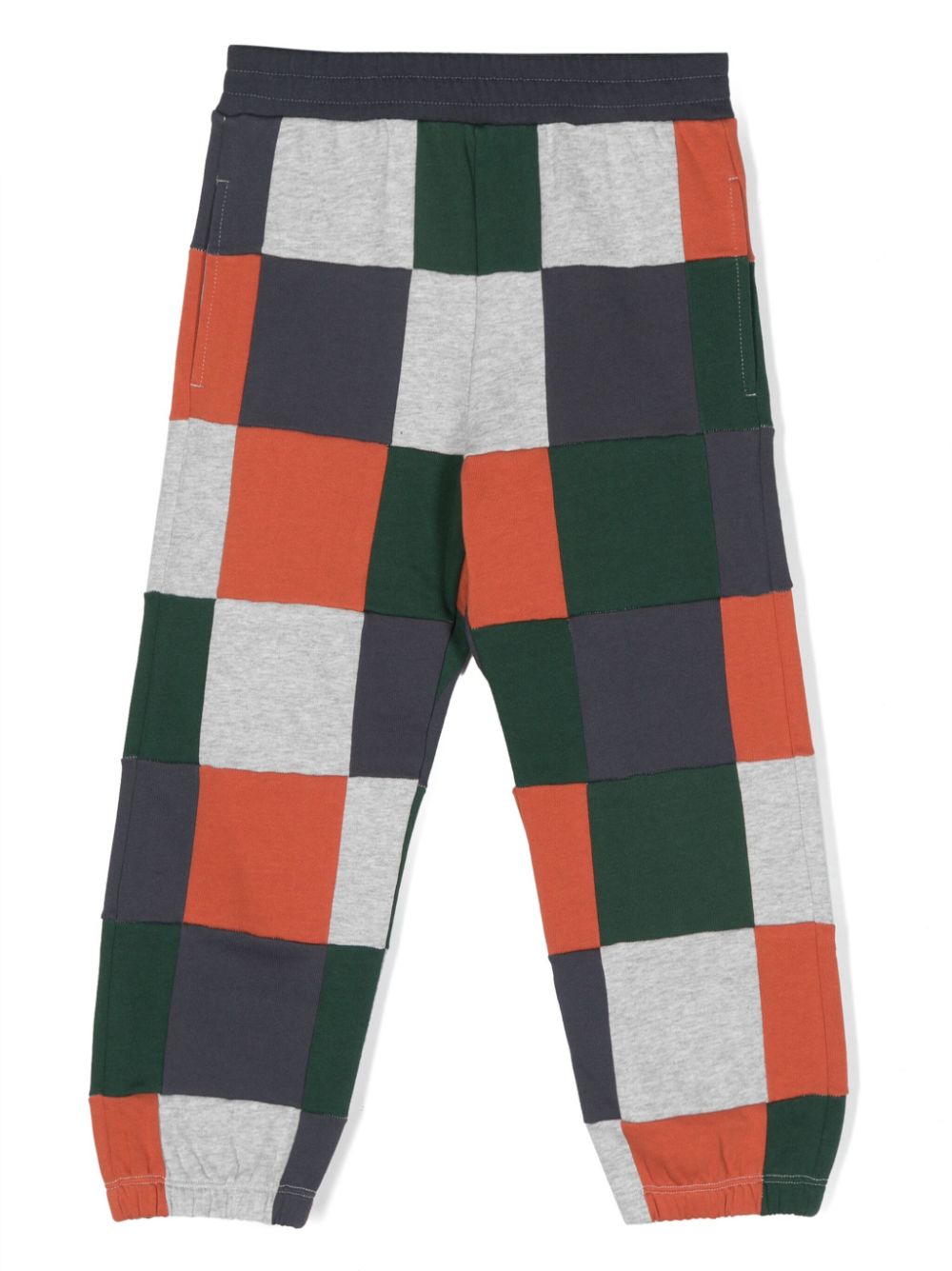 Stella McCartney Kids checked organic cotton track pants - Blue von Stella McCartney Kids