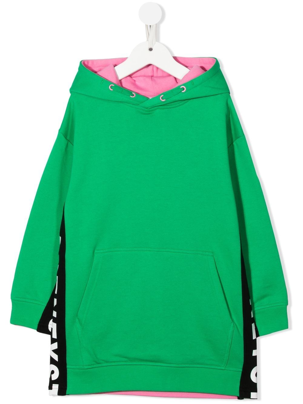 Stella McCartney Kids colour-block hoodie dress - Green von Stella McCartney Kids
