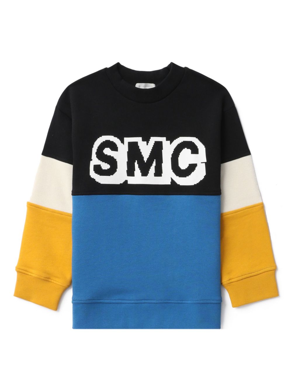 Stella McCartney Kids colourblock cotton sweatshirt - Blue von Stella McCartney Kids