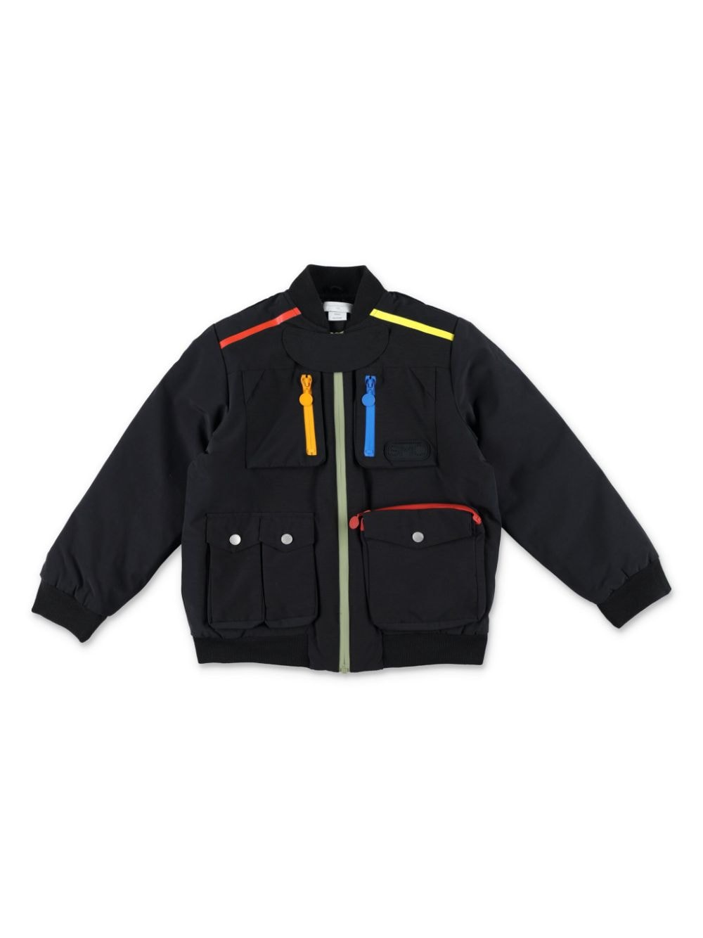 Stella McCartney Kids cotton bomber jacket - Black von Stella McCartney Kids