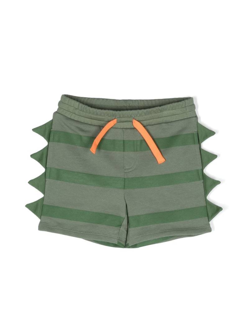 Stella McCartney Kids dinosaur-detailing shorts - Green von Stella McCartney Kids