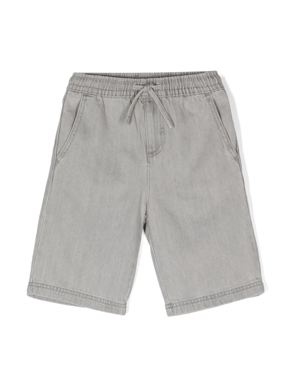 Stella McCartney Kids drawstring denim shorts - Grey von Stella McCartney Kids