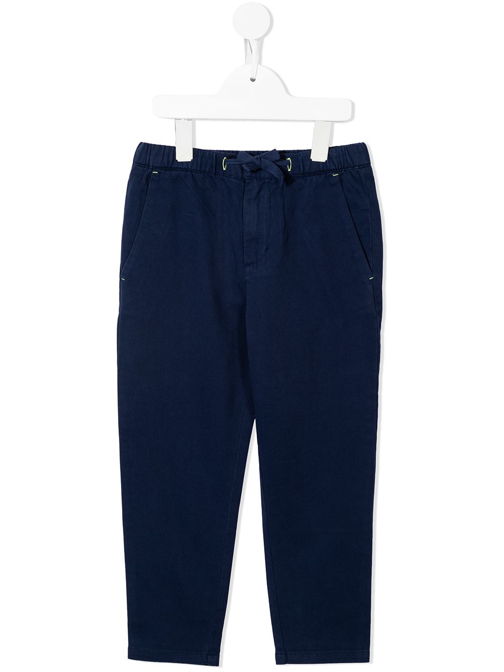 Stella McCartney Kids drawstring straight-leg trousers - Blue von Stella McCartney Kids