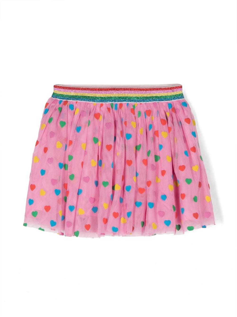 Stella McCartney Kids elasticated-waistband heart-print tutu skirt - Pink von Stella McCartney Kids