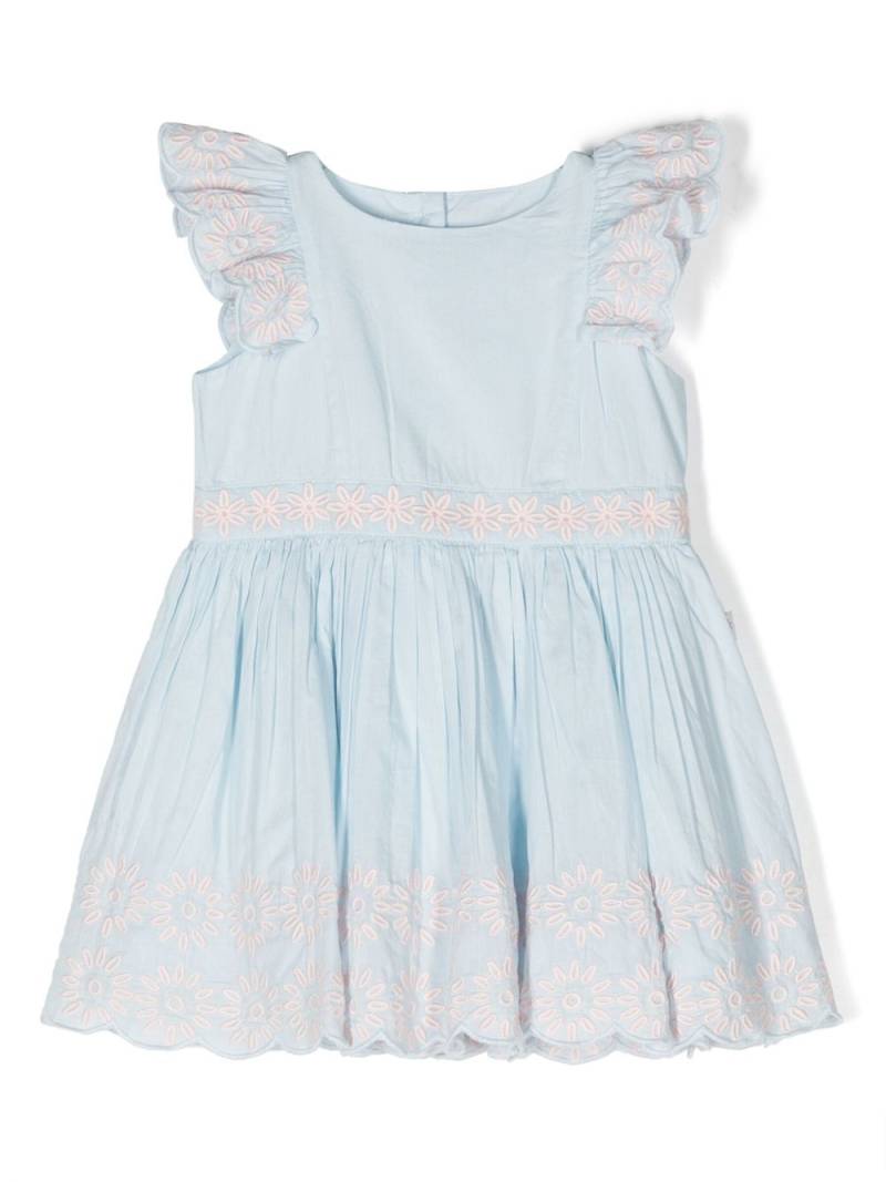 Stella McCartney Kids embroided-design dress - Blue von Stella McCartney Kids