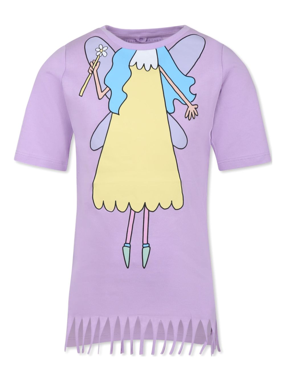 Stella McCartney Kids fairy-print T-shirt dress - Purple von Stella McCartney Kids