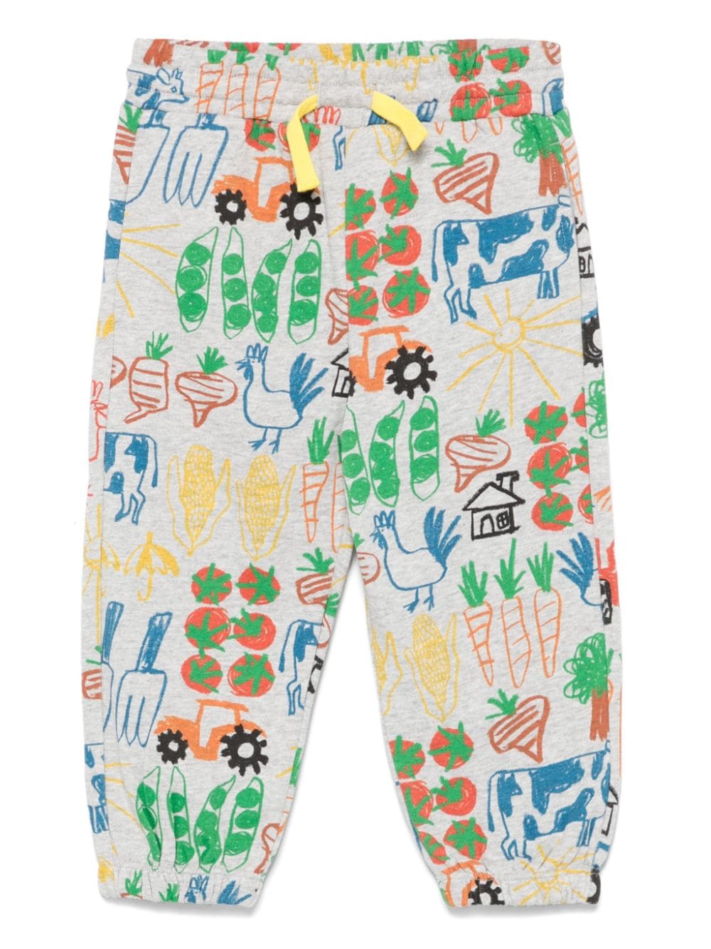 Stella McCartney Kids farmyard-print track pants - Grey von Stella McCartney Kids