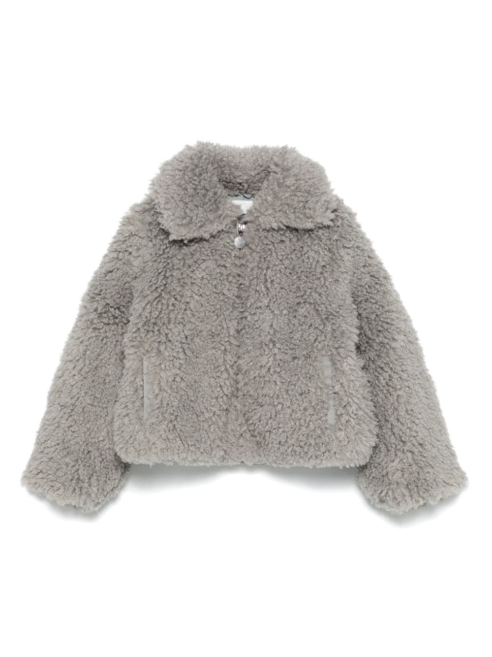 Stella McCartney Kids faux-shearling jacket - Grey von Stella McCartney Kids