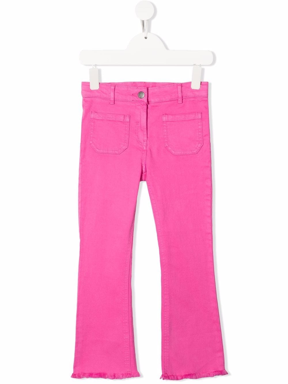 Stella McCartney Kids flared-cuff straight jeans - Pink von Stella McCartney Kids