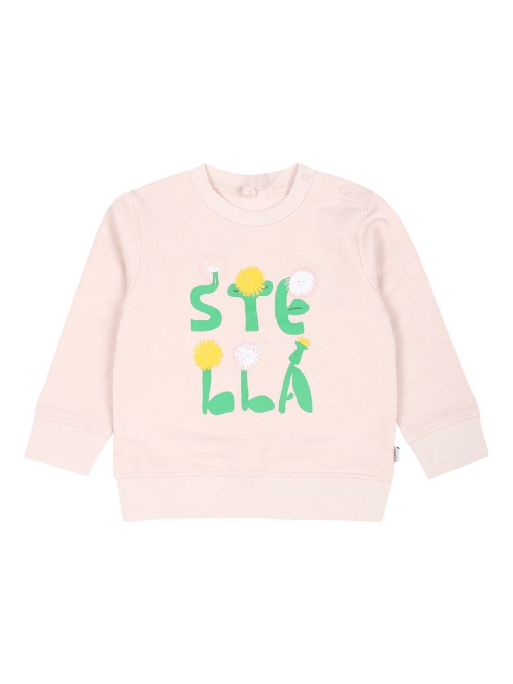 Stella McCartney Kids floral-print sweatshirt - Pink von Stella McCartney Kids