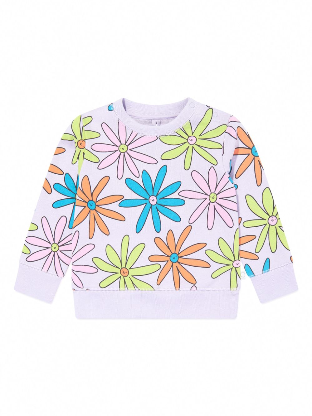 Stella McCartney Kids floral-print sweatshirt - Purple von Stella McCartney Kids