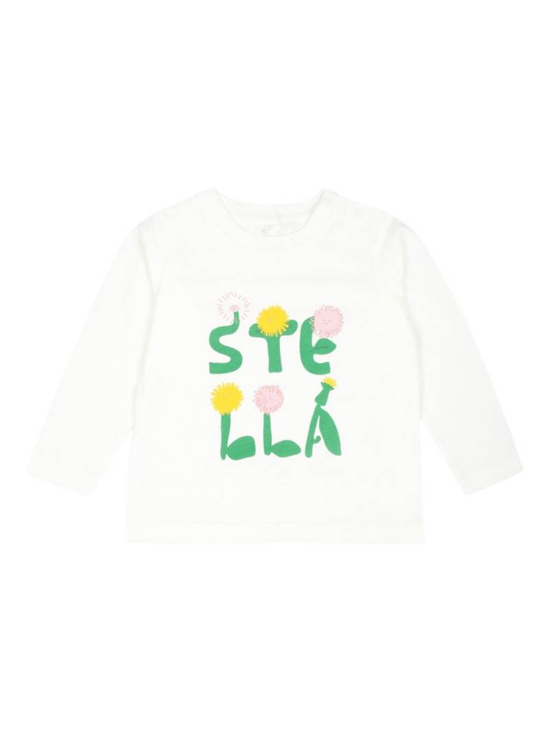 Stella McCartney Kids floral-print sweatshirt - White von Stella McCartney Kids