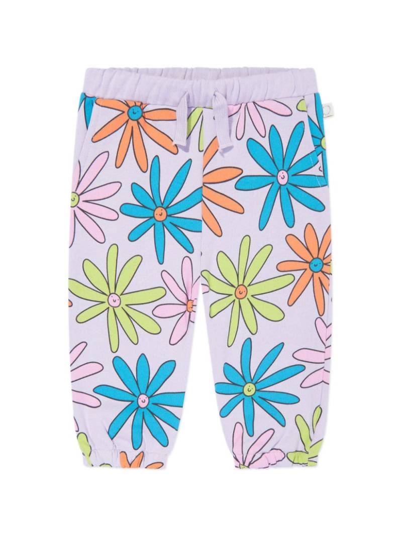 Stella McCartney Kids floral-print trousers - Purple von Stella McCartney Kids