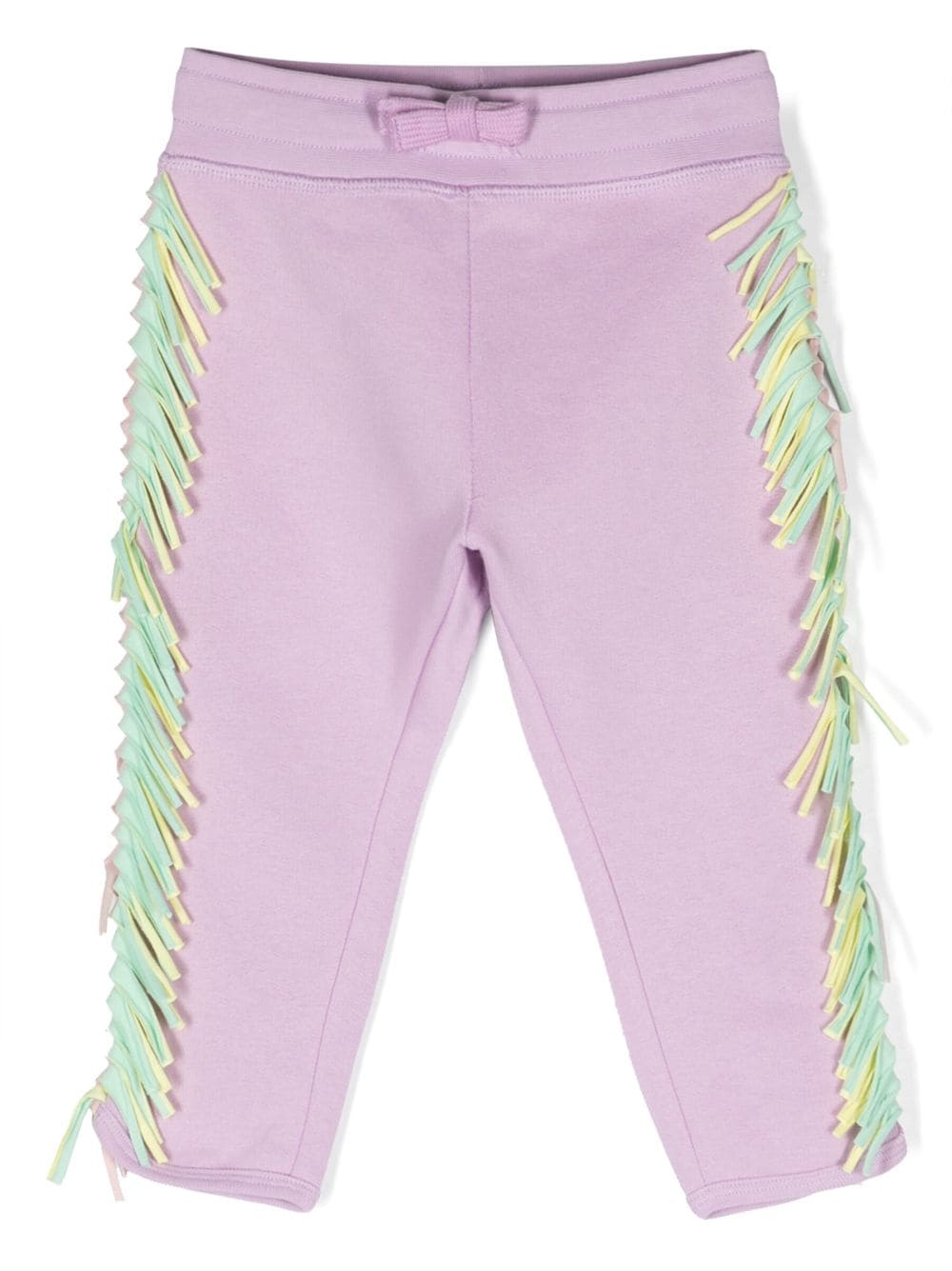 Stella McCartney Kids fringe-detail track pants - Purple von Stella McCartney Kids