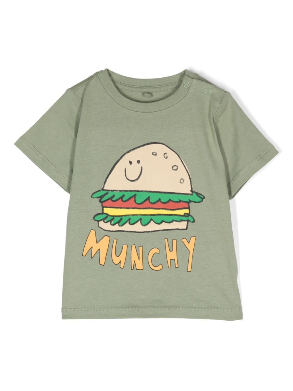 Stella McCartney Kids graphic-print cotton T-shirt - Green von Stella McCartney Kids